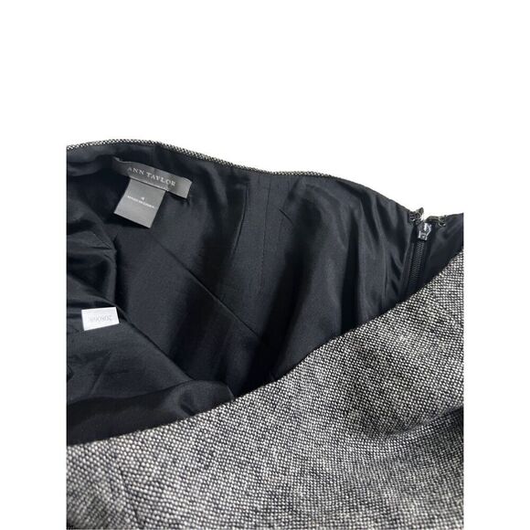 Ann Taylor Flare Wool dress skirt size 4 - Picture 6 of 7